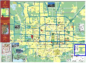 carte de Pekin en anglais