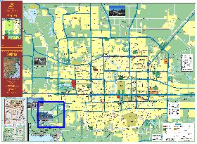 carte de Pekin en anglais