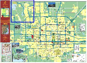 carte de Pekin en anglais