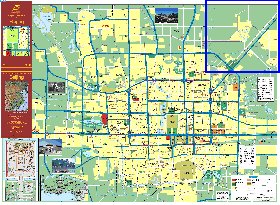 carte de Pekin en anglais