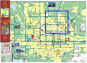 carte de Pekin en anglais