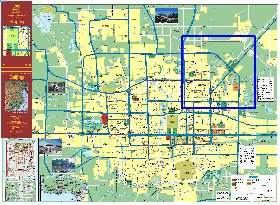 carte de Pekin en anglais