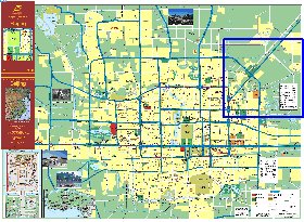 carte de Pekin en anglais