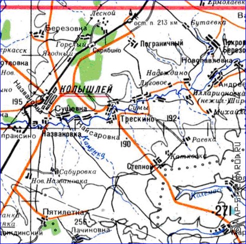 mapa de Oblast de Penza