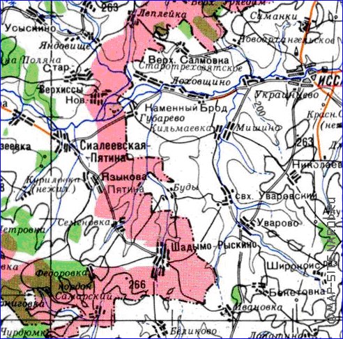 mapa de Oblast de Penza