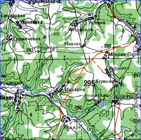 mapa de Oblast de Penza