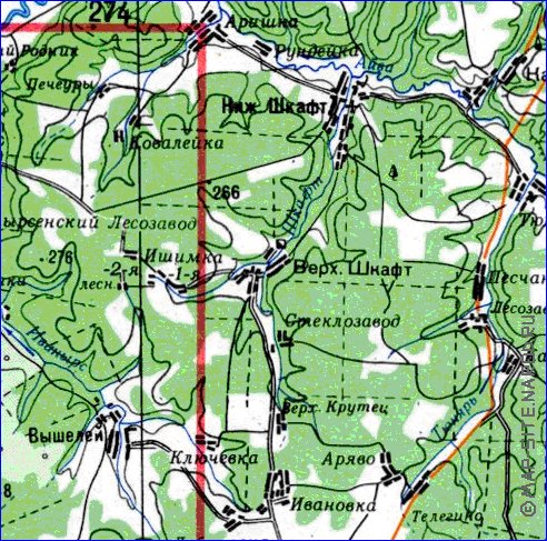 mapa de Oblast de Penza