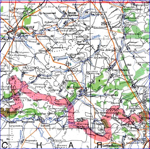 mapa de Oblast de Penza