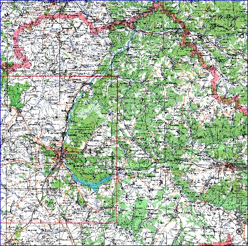 mapa de Oblast de Penza