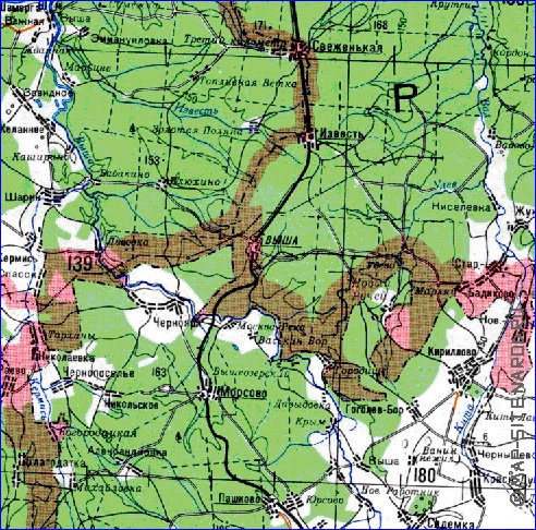 mapa de Oblast de Penza