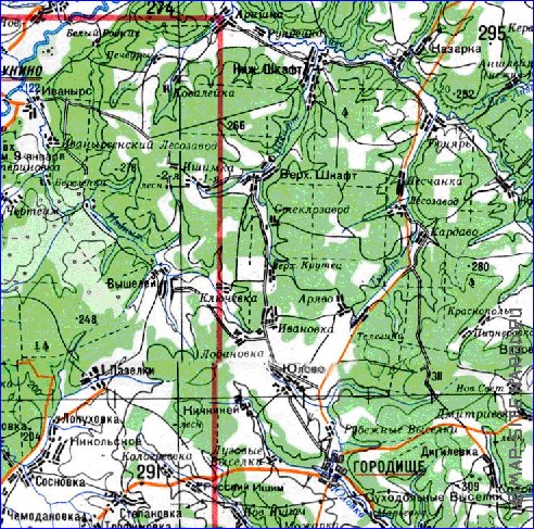 mapa de Oblast de Penza