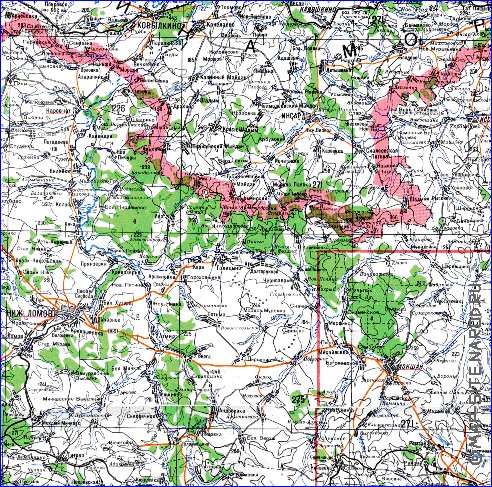 mapa de Oblast de Penza