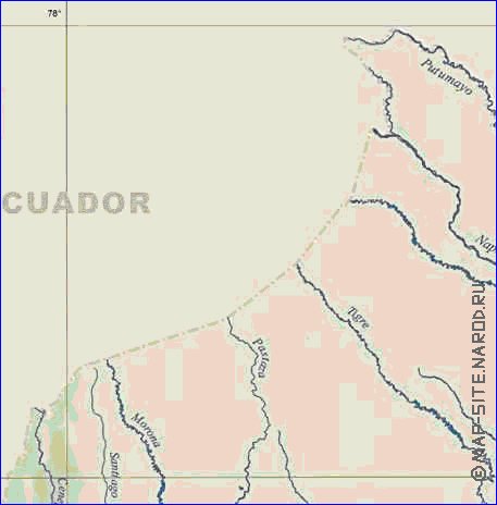 mapa de Peru em ingles