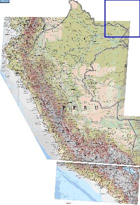 Fisica mapa de Peru em espanhol