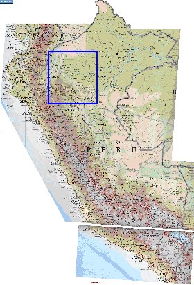 Fisica mapa de Peru em espanhol