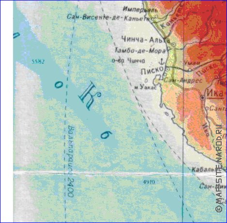 Fisica mapa de Peru