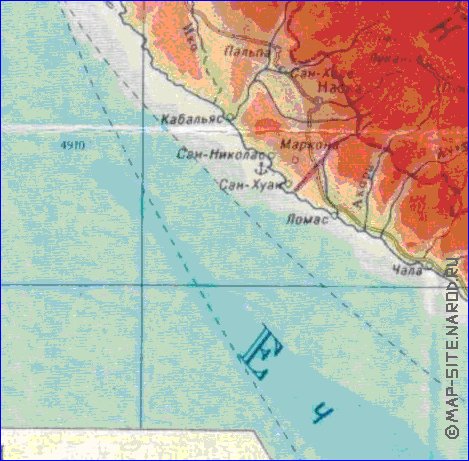 Fisica mapa de Peru