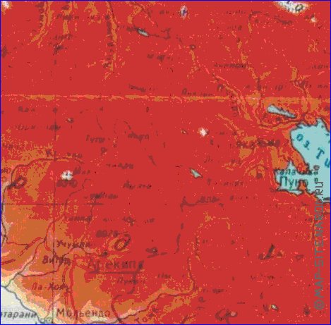 Fisica mapa de Peru