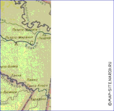 Fisica mapa de Peru