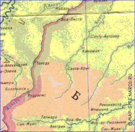 Fisica mapa de Peru