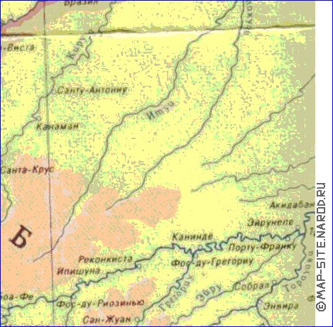 Fisica mapa de Peru