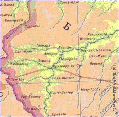 Fisica mapa de Peru