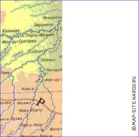 Fisica mapa de Peru