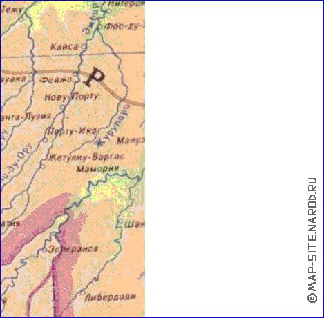 Fisica mapa de Peru