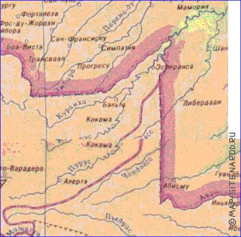 Fisica mapa de Peru