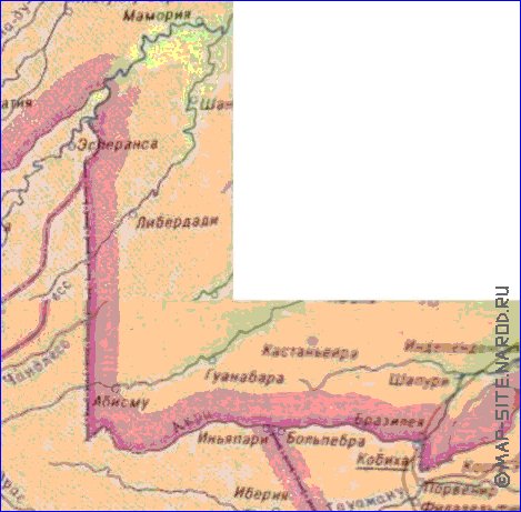 Fisica mapa de Peru