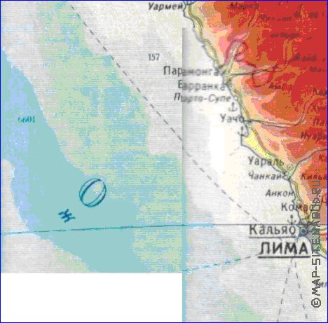 Fisica mapa de Peru