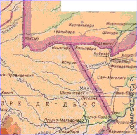 Fisica mapa de Peru