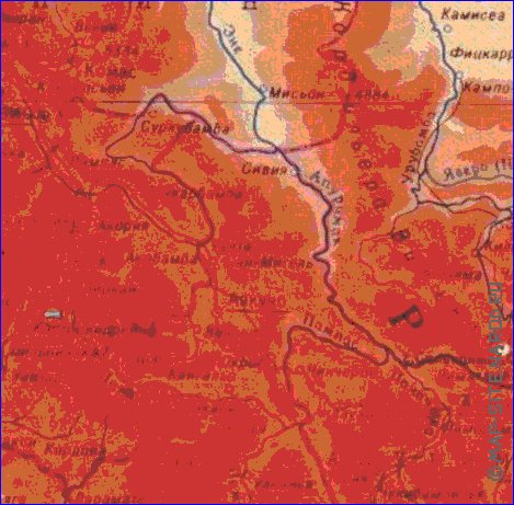 Fisica mapa de Peru