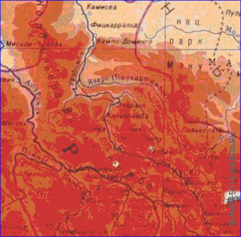 Fisica mapa de Peru