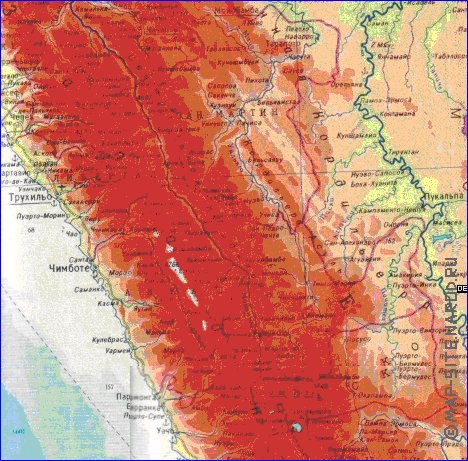 Fisica mapa de Peru