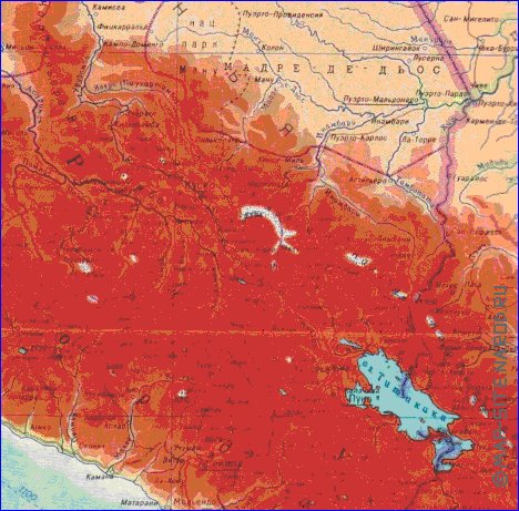 Fisica mapa de Peru