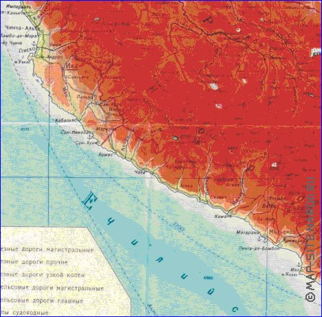 Fisica mapa de Peru