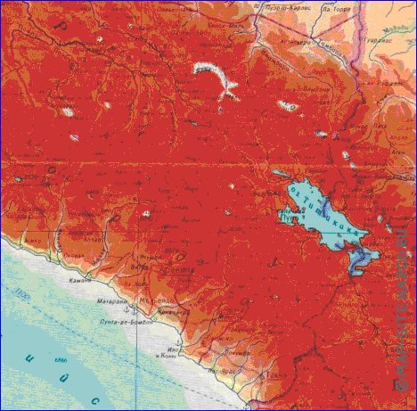 Fisica mapa de Peru