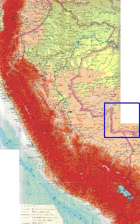 Fisica mapa de Peru