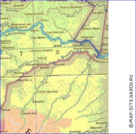 Fisica mapa de Peru