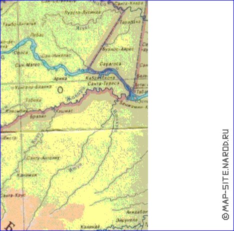 Fisica mapa de Peru