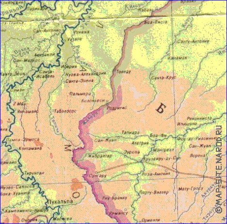 Fisica mapa de Peru