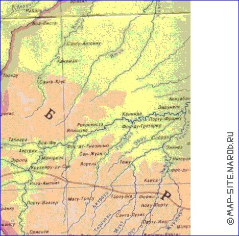 Fisica mapa de Peru