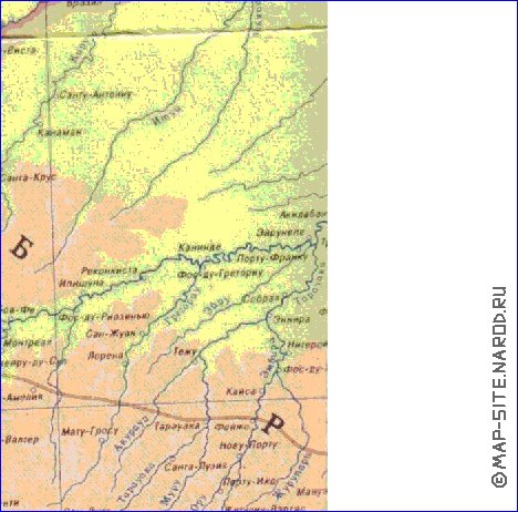 Fisica mapa de Peru