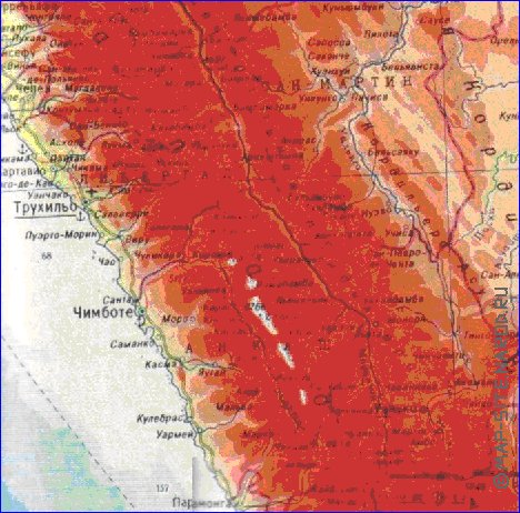 Fisica mapa de Peru