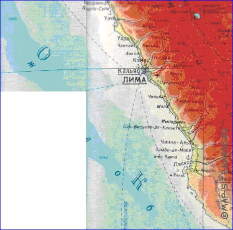 Fisica mapa de Peru