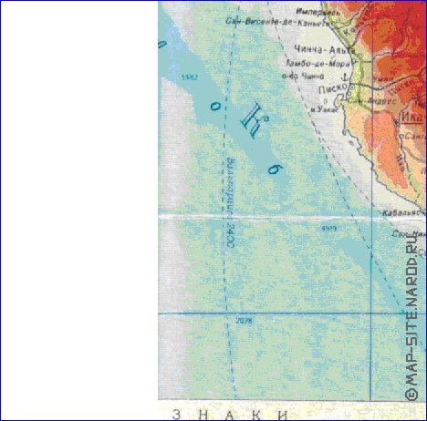 Fisica mapa de Peru