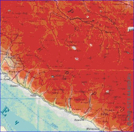 Fisica mapa de Peru