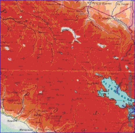 Fisica mapa de Peru