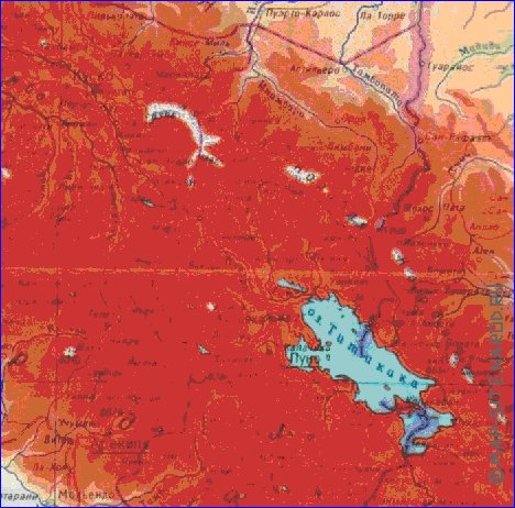 Fisica mapa de Peru